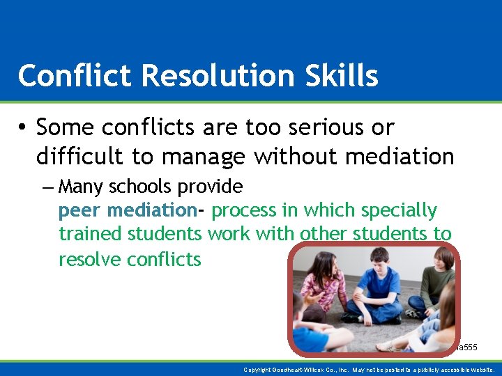 Conflict Resolution Skills • Some conflicts are too serious or difficult to manage without