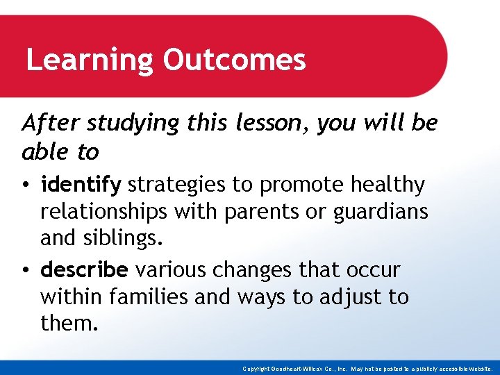 Learning Outcomes After studying this lesson, you will be able to • identify strategies