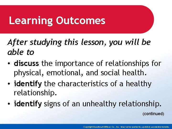 Learning Outcomes After studying this lesson, you will be able to • discuss the