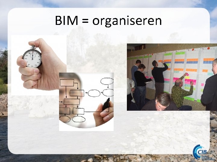 BIM = organiseren 