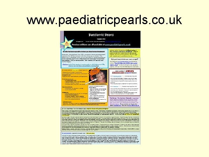 www. paediatricpearls. co. uk www. paediatricpearls. co. uk