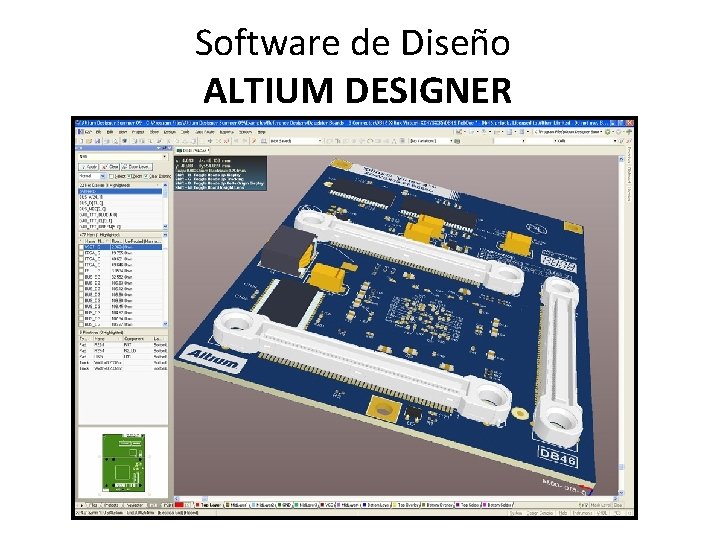 Software de Diseño ALTIUM DESIGNER 