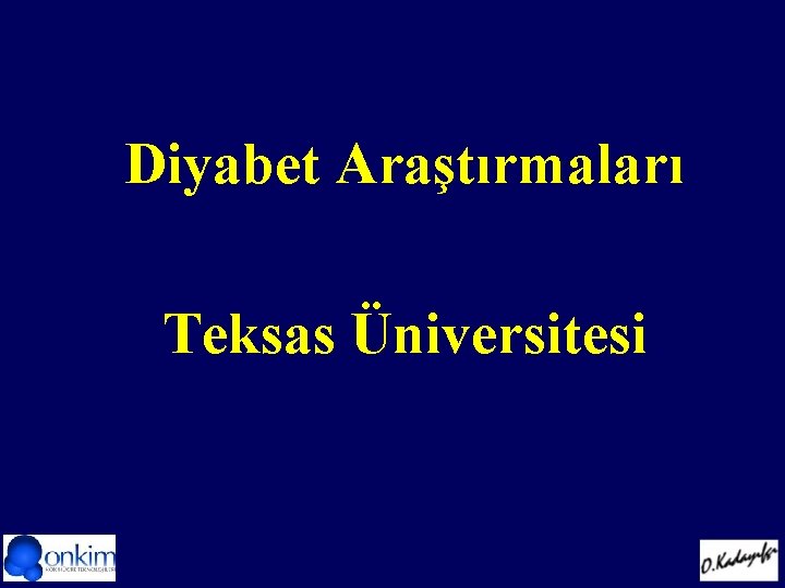 Diyabet Araştırmaları Teksas Üniversitesi 