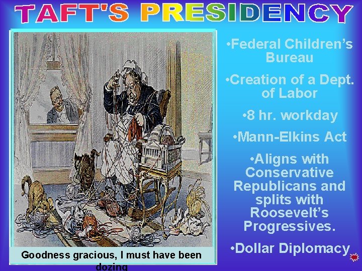 • Federal Children’s Bureau • Creation of a Dept. of Labor • 8 • Federal Children’s Bureau • Creation of a Dept. of Labor • 8