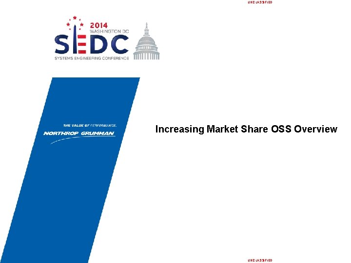 UNCLASSIFIED Increasing Market Share OSS Overview UNCLASSIFIED 