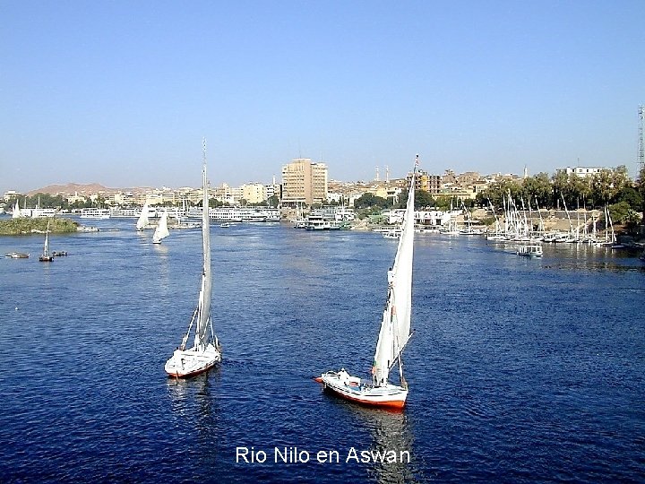 Rio Nilo en Aswan 