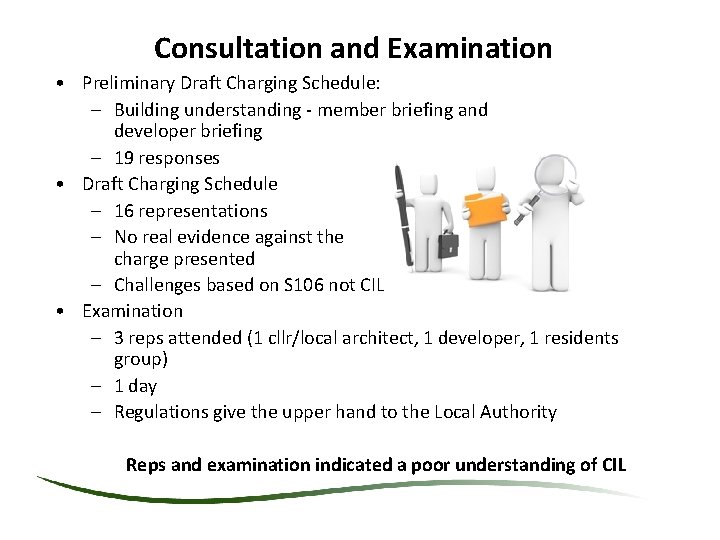 Consultation and Examination • Preliminary Draft Charging Schedule: – Building understanding - member briefing Consultation and Examination • Preliminary Draft Charging Schedule: – Building understanding - member briefing
