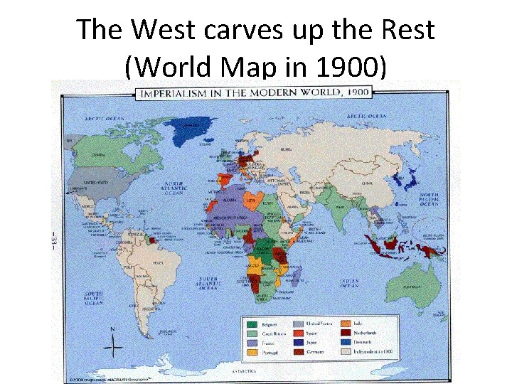 The West carves up the Rest (World Map in 1900) 