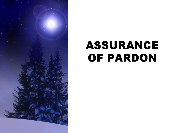 ASSURANCE OF PARDON 