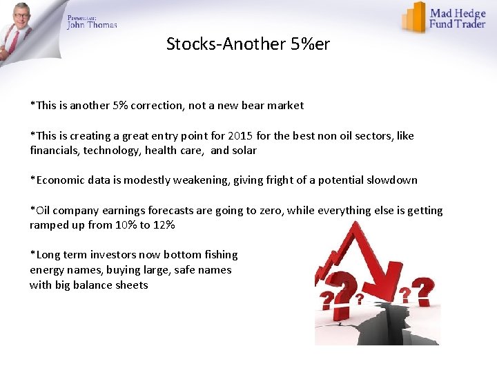 Stocks-Another 5%er *This is another 5% correction, not a new bear market *This is