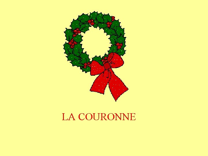 LA COURONNE 