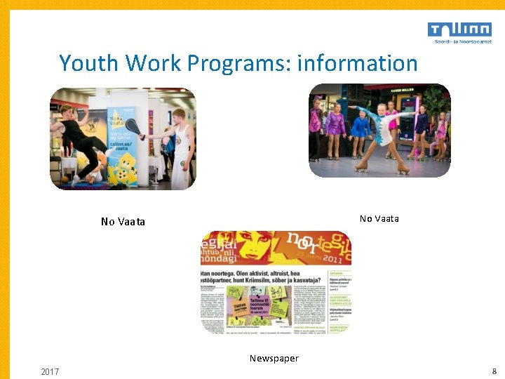 Youth Work Programs: information No Vaata Newspaper 2017 8 