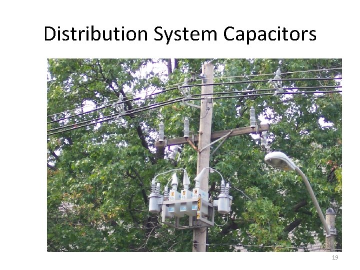 Distribution System Capacitors 19 Distribution System Capacitors 19