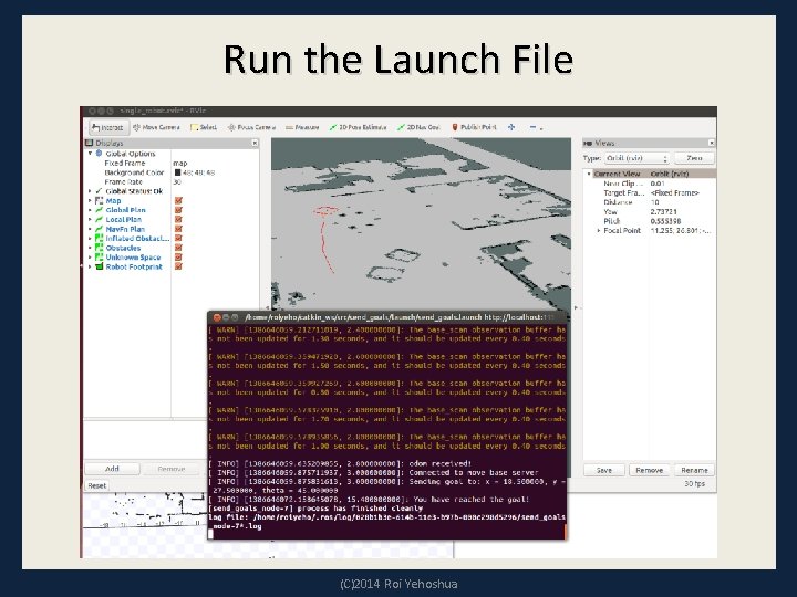 Run the Launch File (C)2014 Roi Yehoshua 