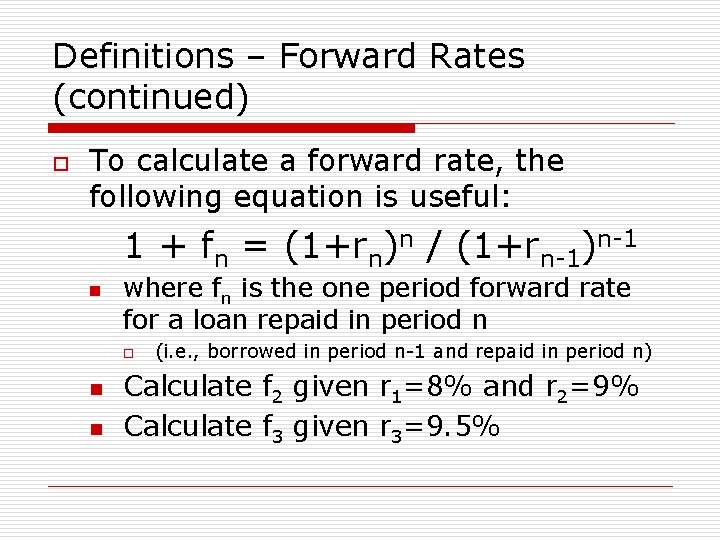 Term Structure of Interest Rates For 9 220