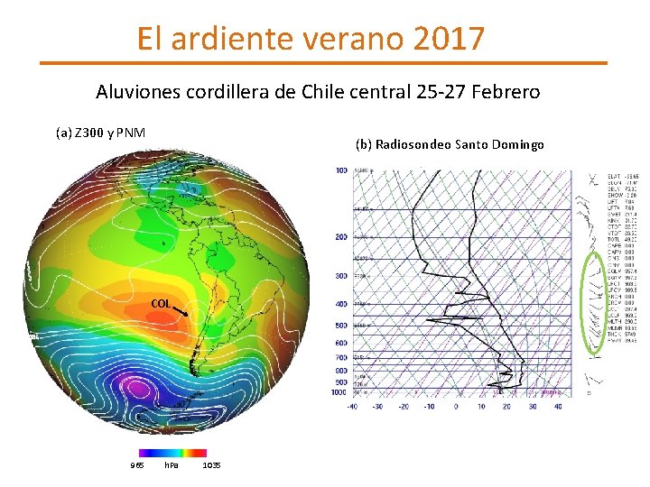 El ardiente verano 2017 Aluviones cordillera de Chile central 25 -27 Febrero (a) Z