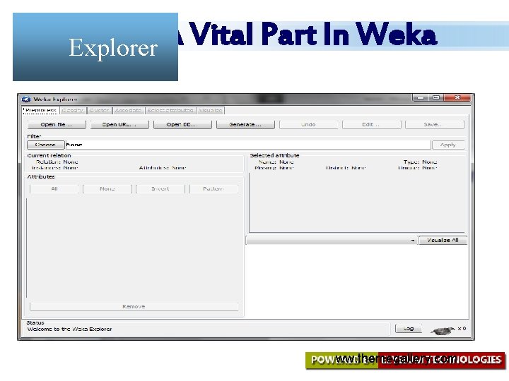 A Vital Part In Weka Explorer ww. themegallery. com A Vital Part In Weka Explorer ww. themegallery. com