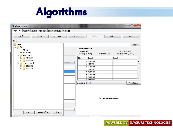 Algorithms Algorithms