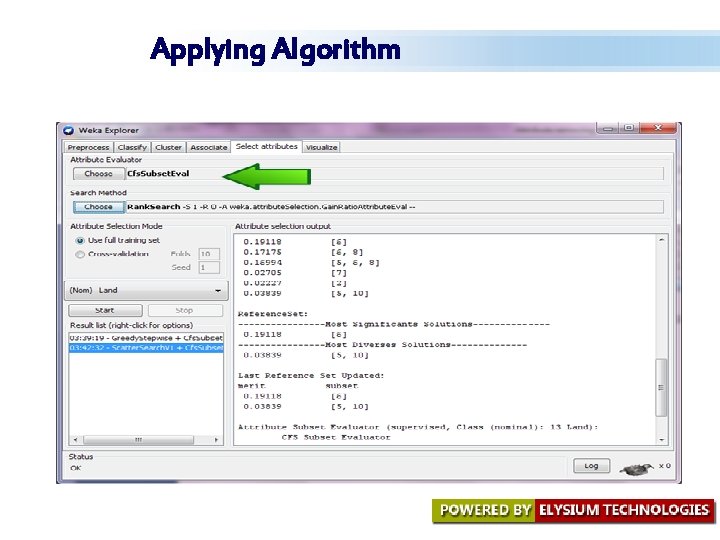 Applying Algorithm Applying Algorithm