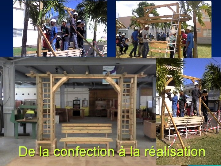 De la confection à la réalisation De la confection à la réalisation