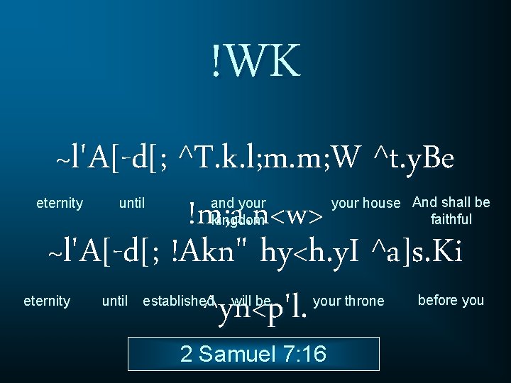 !WK ~l'A[-d[; ^T. k. l; m. m; W ^t. y. Be !m; a. n<w> !WK ~l'A[-d[; ^T. k. l; m. m; W ^t. y. Be !m; a. n<w>
