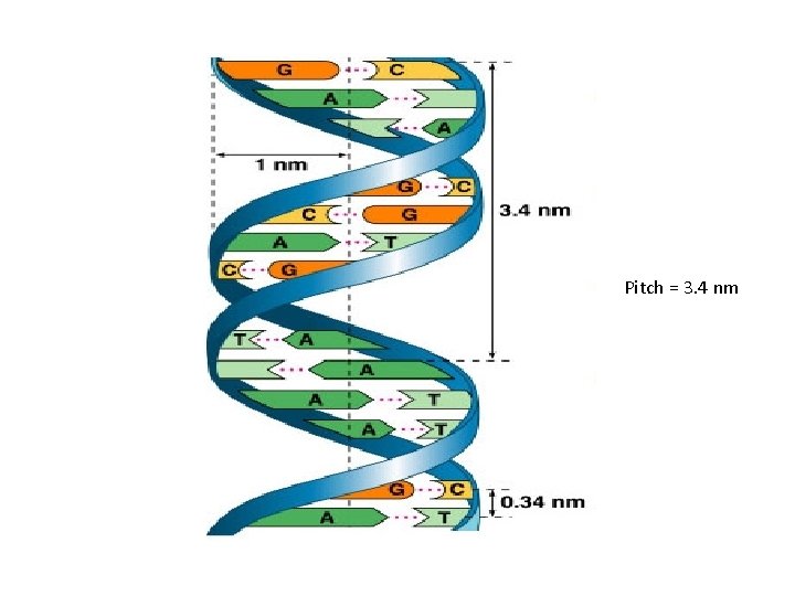 Pitch = 3. 4 nm 