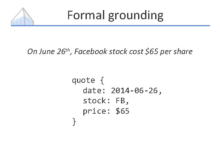Formal grounding On June 26 th, Facebook stock cost $65 per share quote {