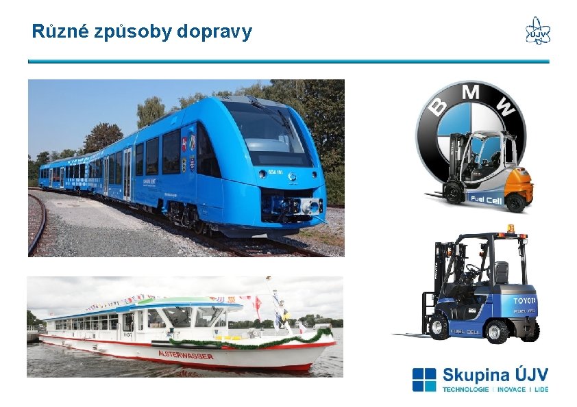 Různé způsoby dopravy 