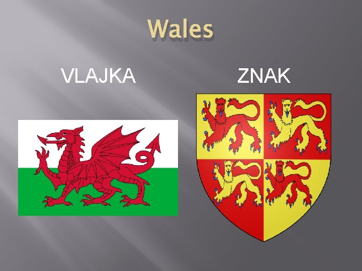 Wales VLAJKA ZNAK 