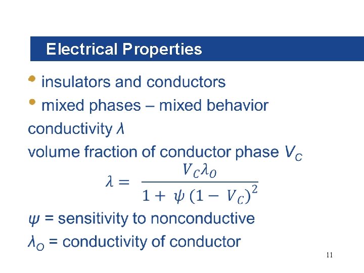 Electrical Properties • 11 