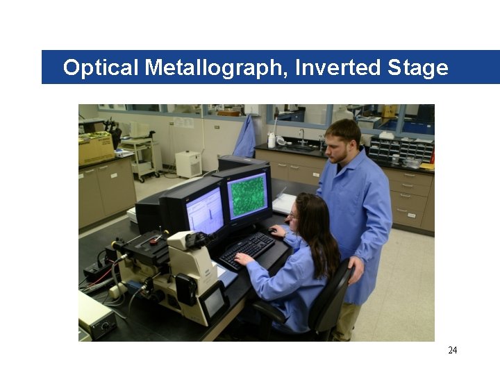 Optical Metallograph, Inverted Stage 24 
