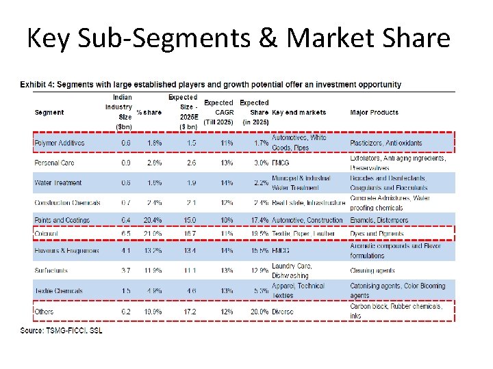 Key Sub-Segments & Market Share 