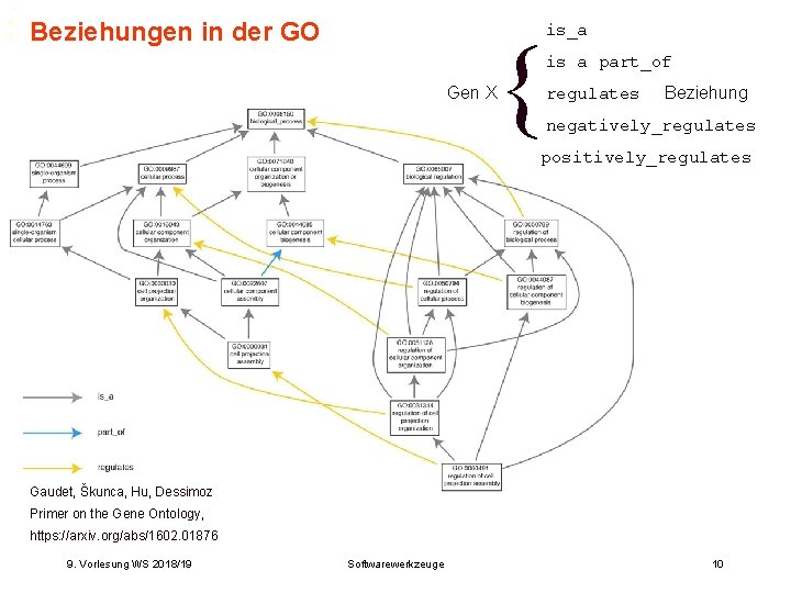 h V 8 h 1 h 0 h h Beziehungen in der GO is_a h V 8 h 1 h 0 h h Beziehungen in der GO is_a