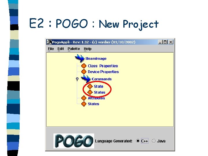 E 2 : POGO : New Project 