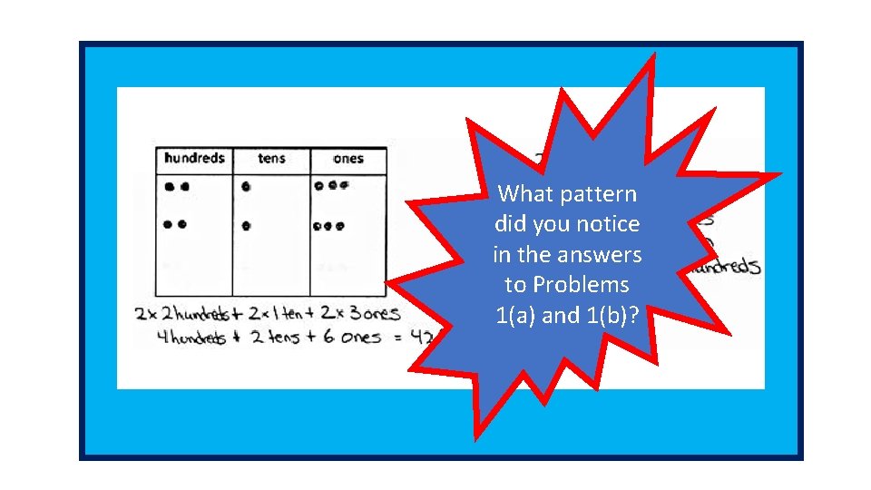 What pattern did you notice in the answers to Problems 1(a) and 1(b)? What pattern did you notice in the answers to Problems 1(a) and 1(b)?