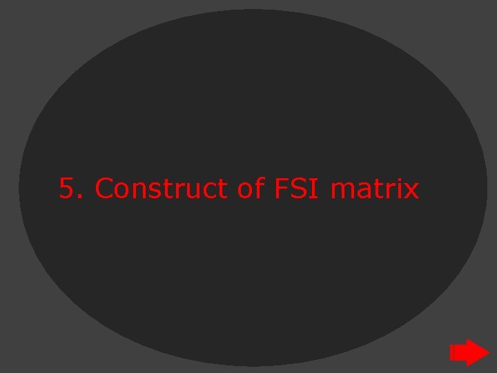 5. Construct of FSI matrix 