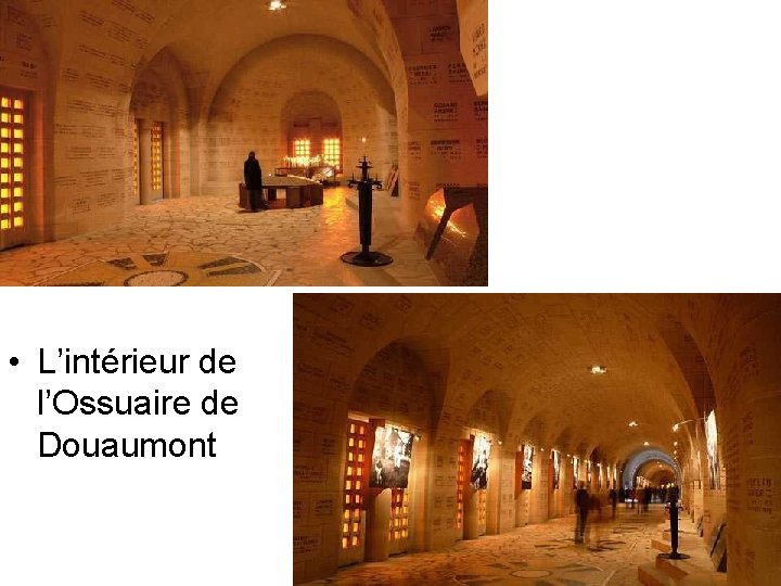  • L’intérieur de l’Ossuaire de Douaumont 