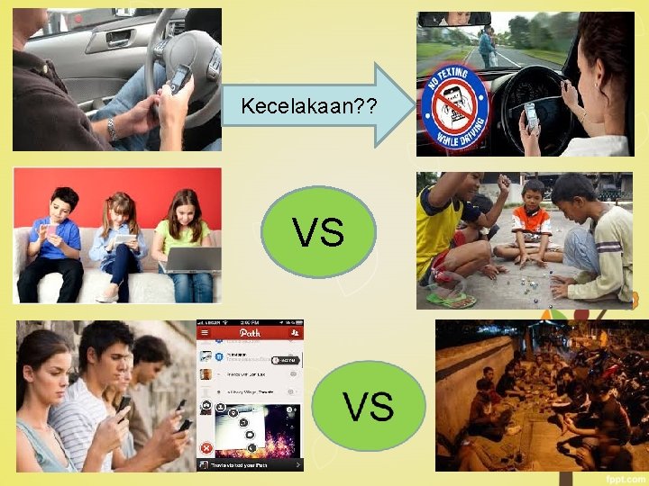 Kecelakaan? ? VS Kecelakaan? ? VS