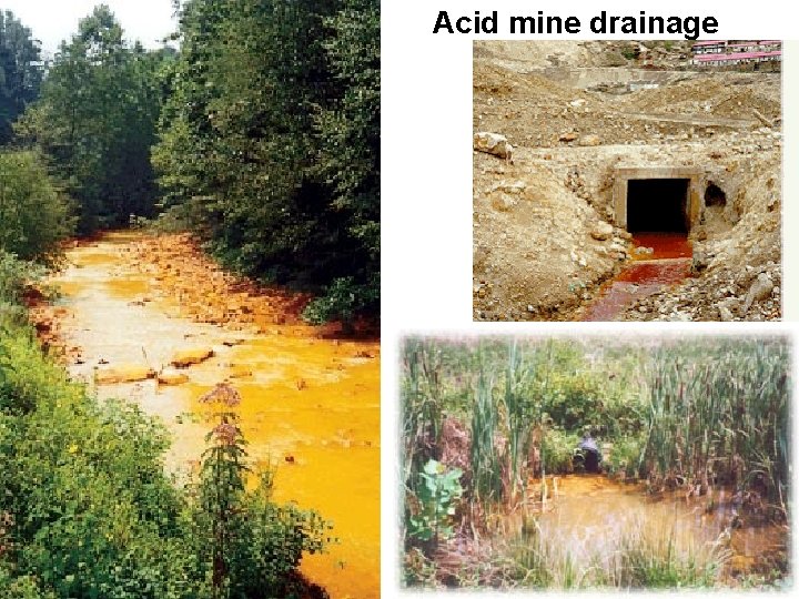 Acid mine drainage Acid mine drainage