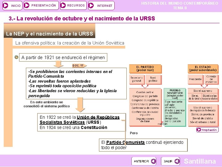INICIO PRESENTACIÓN RECURSOS HISTORIA DEL MUNDO CONTEMPORÁNEO TEMA 8 INTERNET 3. - La revolución