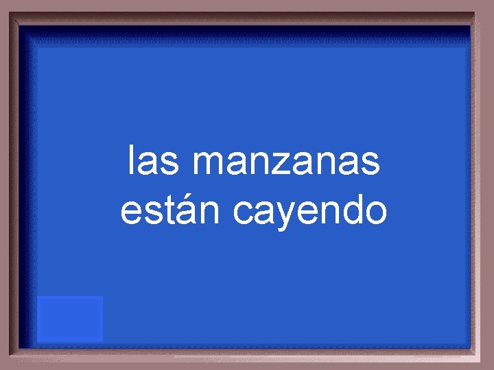 las manzanas están cayendo 