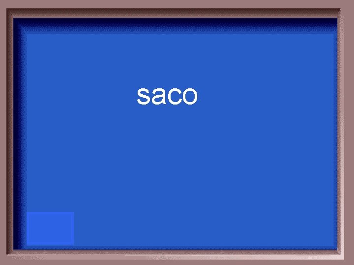 saco 