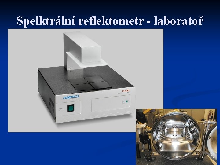 Spelktrální reflektometr - laboratoř 