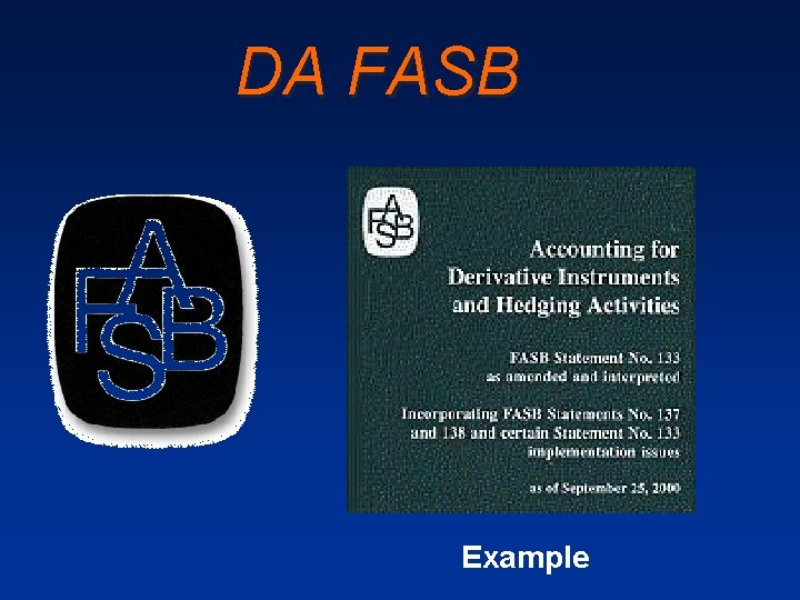 DA FASB Example 