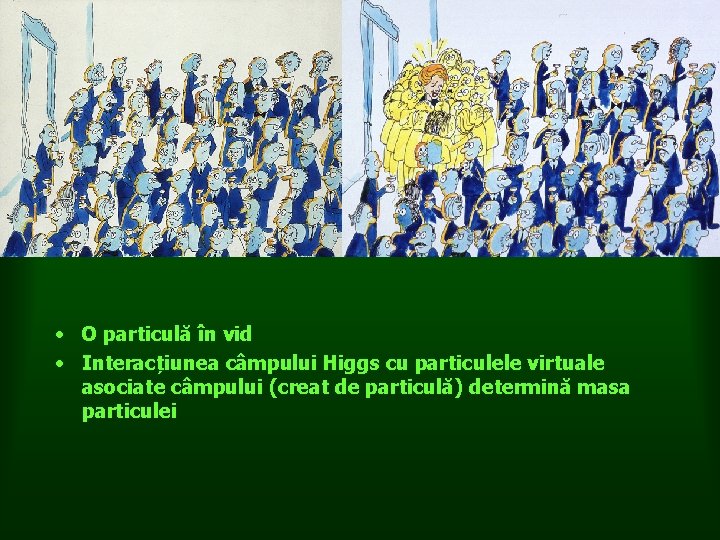  • O particulă în vid • Interacțiunea câmpului Higgs cu particulele virtuale asociate