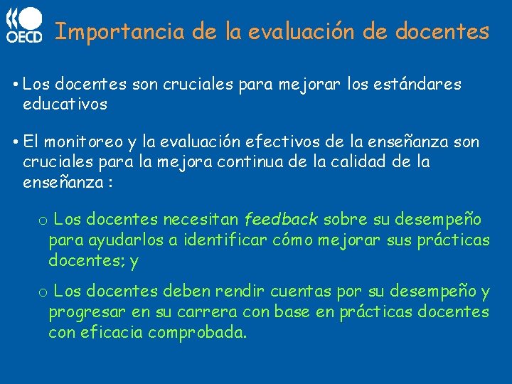 Entender la Evaluacin Docente dentro de un marco