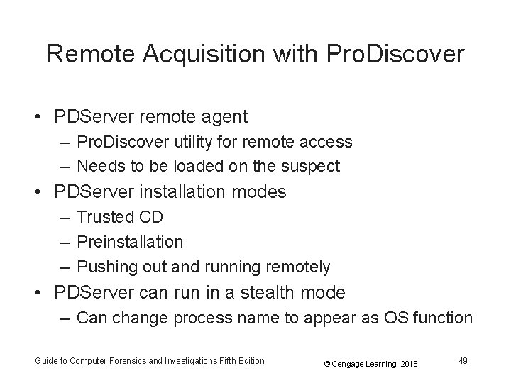 Remote Acquisition with Pro. Discover • PDServer remote agent – Pro. Discover utility for Remote Acquisition with Pro. Discover • PDServer remote agent – Pro. Discover utility for