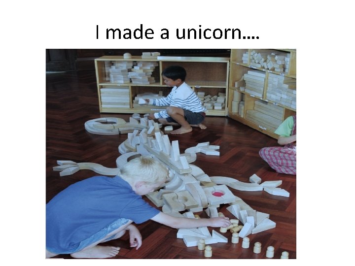 I made a unicorn…. 