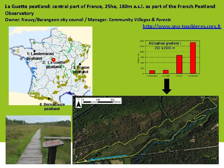 La Guette peatland: central part of France, 25 ha, 180 m a. s. l.