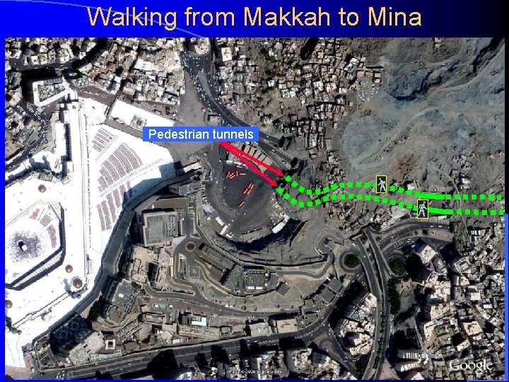 Walking from Makkah to Mina Pedestrian tunnels 9 